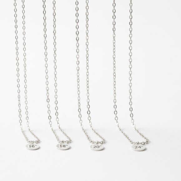 Jūratė Amber Jewelry - Italian Sterling Silver Cable Chain